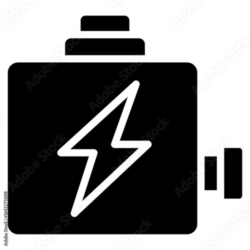 Low Battery icon vector image. Can be used for Battery and Power.