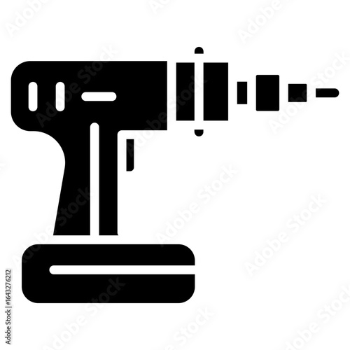 Drill icon vector image. Can be used for Shoemaker.