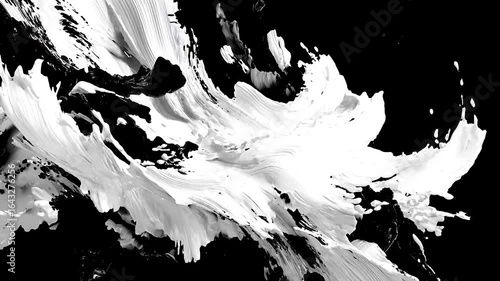 Monochromatic animation of white pencil doodle scribble lines on grunge textured photocopy paper. 4K Overlay Seamless loop.