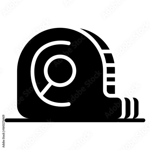 Measuring Tape icon vector image. Can be used for Shoemaker.