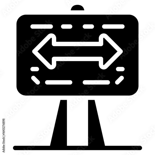 Signboard icon vector image. Can be used for Shoemaker.