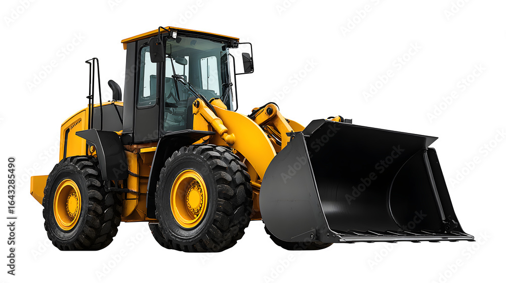 Fototapeta premium Half-circle rotating loader in black fill, isolated on white,