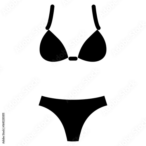 Bikini icon vector image. Can be used for Beach Resort.