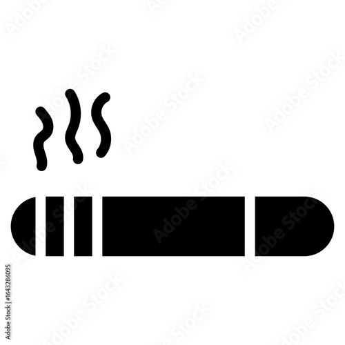 Cigar icon vector image. Can be used for Luxury.