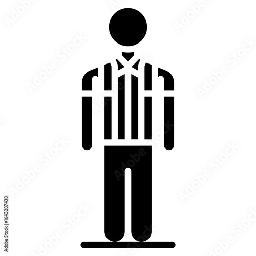 Referee icon vector image. Can be used for Volleyball.