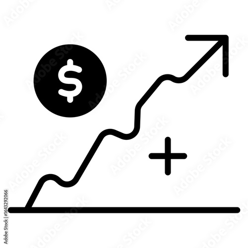 Inflation icon vector image. Can be used for Trading.