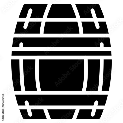 Barrel icon vector image. Can be used for Construction Tools.
