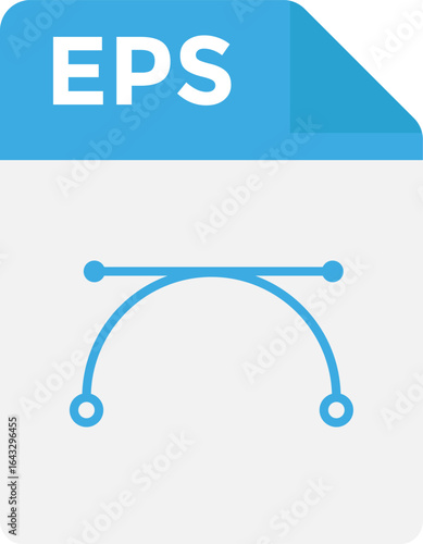 File format extensions. EPS file format document icons. document extension symbols. web format information
