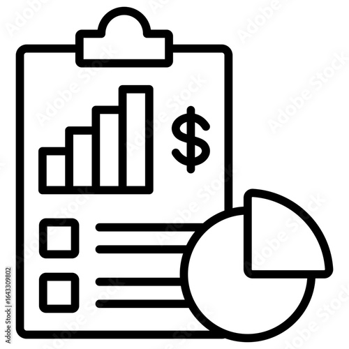 Financial Report Icon