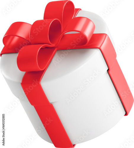 3d Round Gift Box