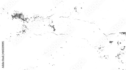 One big crack isolated transparent background png macro, Texture black and white abstract grunge style. Vintage abstract  grunge texture. Overlay illustration over any design, transparent background
