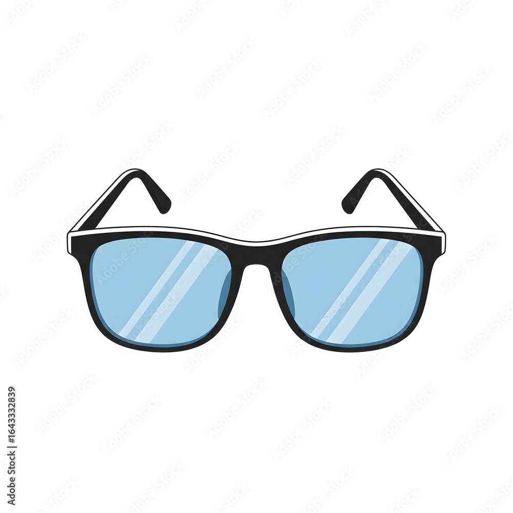 Fototapeta premium sunglasses isolated on white background