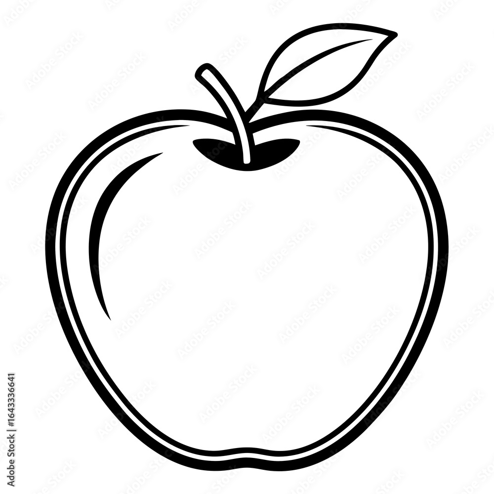 apple icon vector illustration apple icon vector illustration