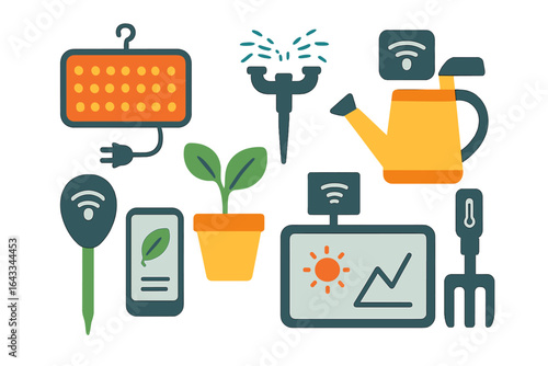 Smart gardening tools and devices for efficient plant care and growth monitoring