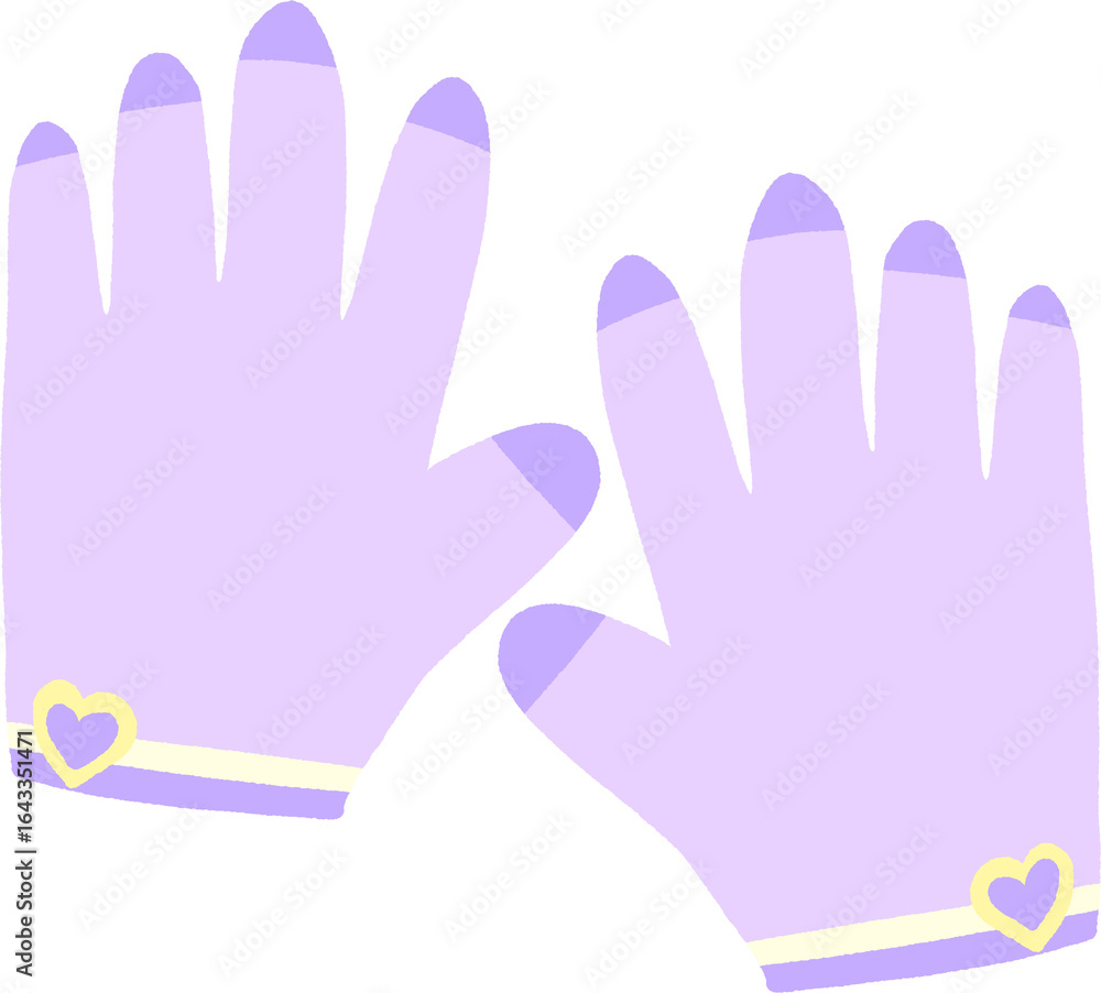 Pastel Purple Gloves with Yellow Heart Accent – Cute Winter Gloves Clipart PNG Pastel Purple Gloves with Yellow Heart Accent – Cute Winter Gloves Clipart PNG
