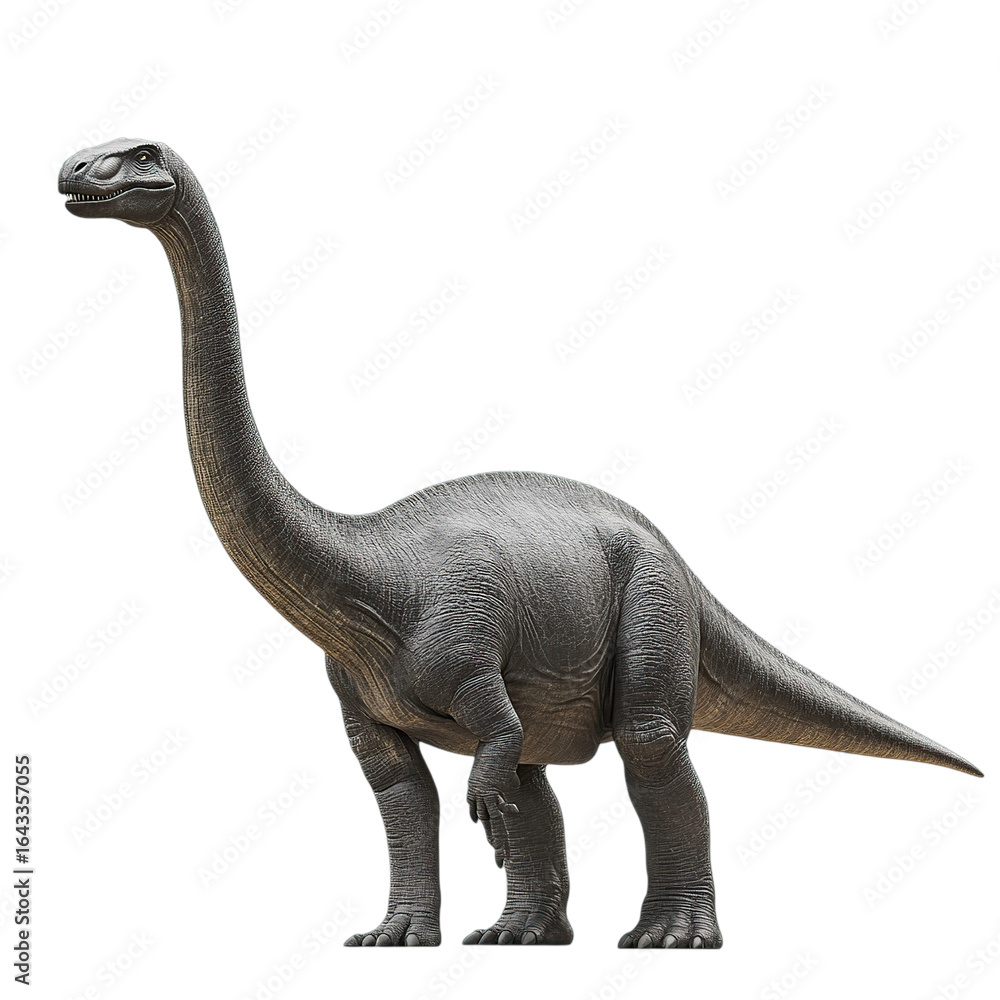 Obraz premium Gray Sauropod Dinosaur 3D Render