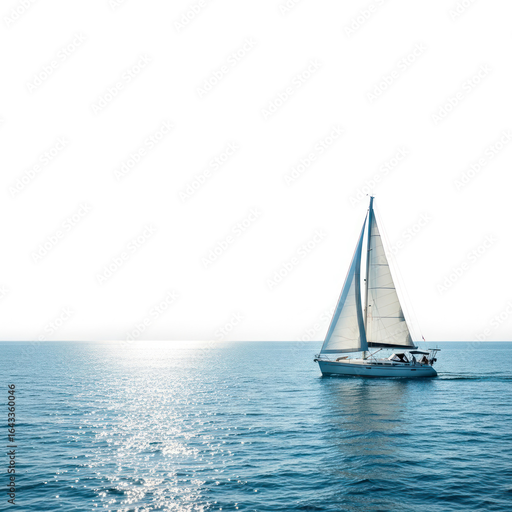 Fototapeta premium yacht on the sea