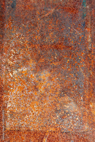Grunge rusted metal texture, rust and oxidized metal background. Old metal iron panel