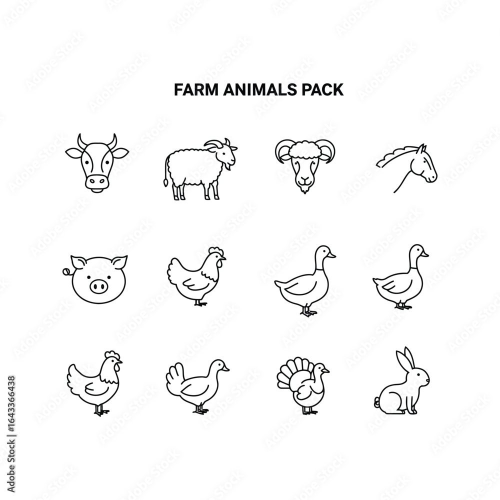 Obraz premium Funny baby animal vector cartoon seamless pattern