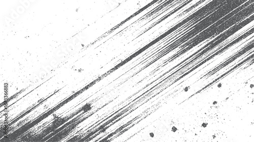 High resolution diagonal line scratch texture. Abstract grunge background with splatter details. Ideal for vintage and modern design overlays.  