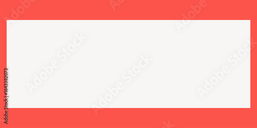 Rectangle red frame clipart vector