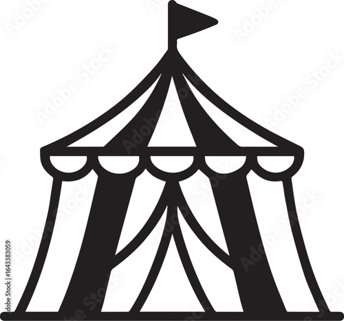 circus tent vector illustration