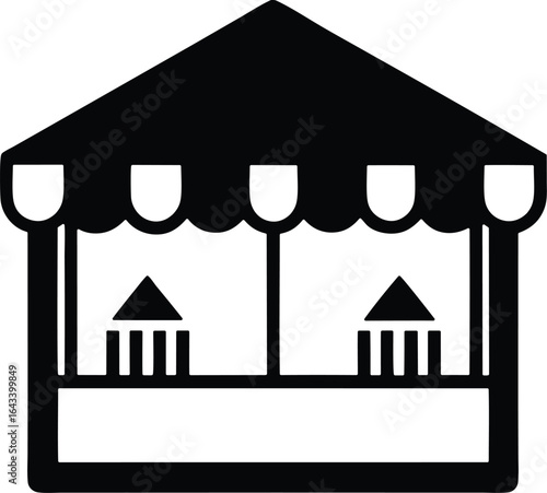 Market vector icon.