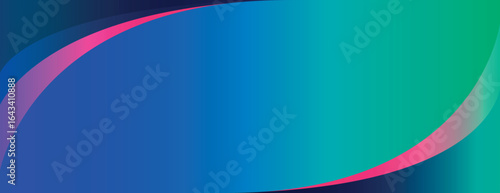 Abstract background with a gradient style, featuring blue and green colors. The background has a smooth, flowing texture with blue and green hues. Minimal abstract flow line vector gradient background