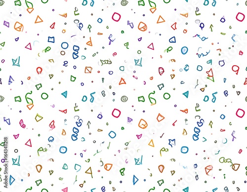 Abstract colorful geometric pattern