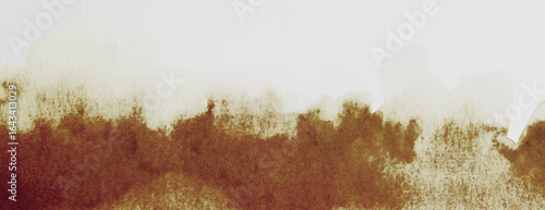 Abstract watercolor background, featuring brown tones. The background has a textured, earthy feel with brown and white blending softly. Minimal watercolor paint texture background vector