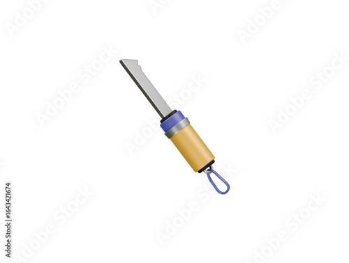harpoon icon 3d illustration render