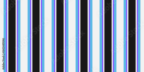 Vibrant vertical stripes in black, light blue, and purple create a dynamic, modern pattern. Ideal for website backgrounds, textile designs, or any project needing a bold, geometric aesthetic.