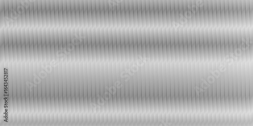Reeded glass background semitransparent overlay.Vector ribbed glass texture background. White, grey ribbed glass.Gradient.Acrylic ribbed bath surface.Bath wall window.Fluted door window close-up. 
