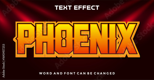 Phoenix editable text effect