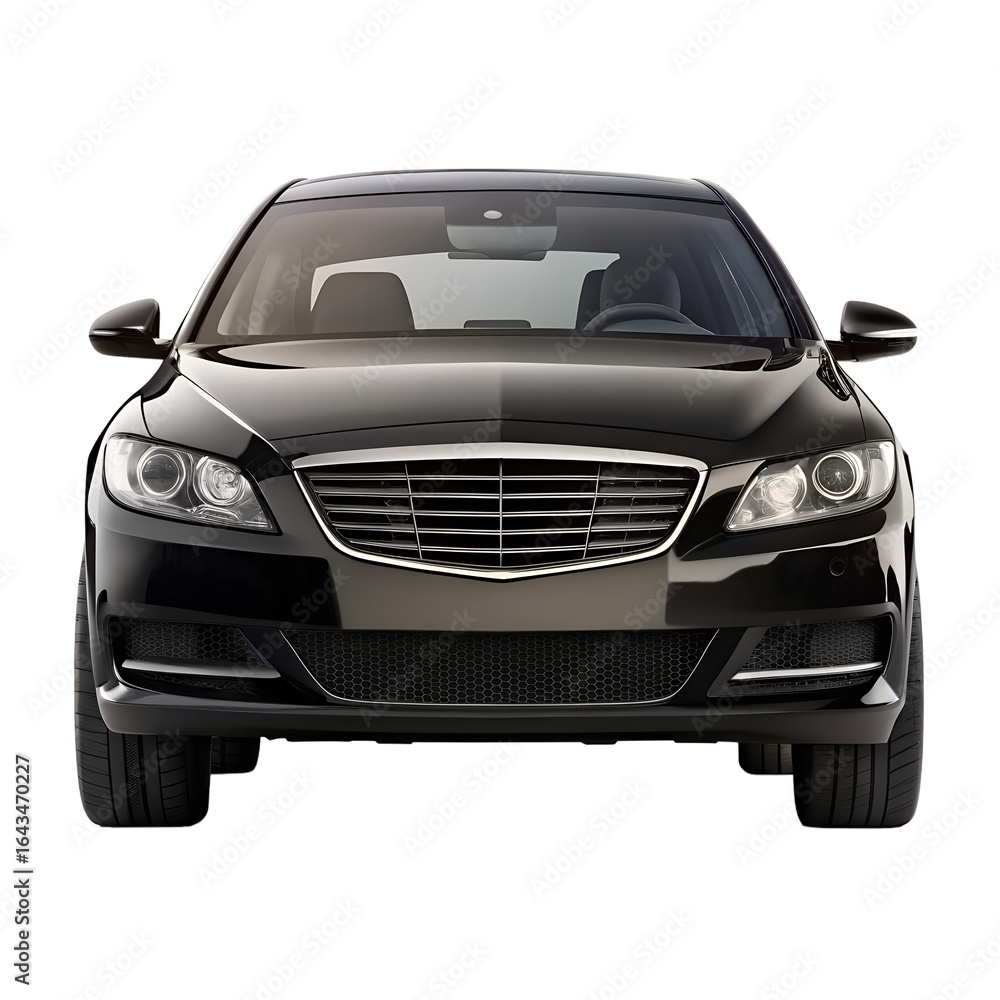 Black Luxury Car Isolated PNG for Design and Advertising Black Luxury Car Isolated PNG for Design and Advertising