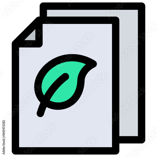 Eco Paper Icon