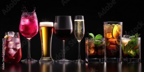 The vibrant array of refreshing drinks for every celebration and occasion.