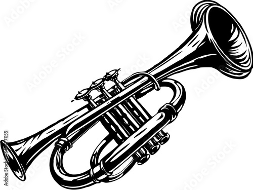 Trumpet Silhouette