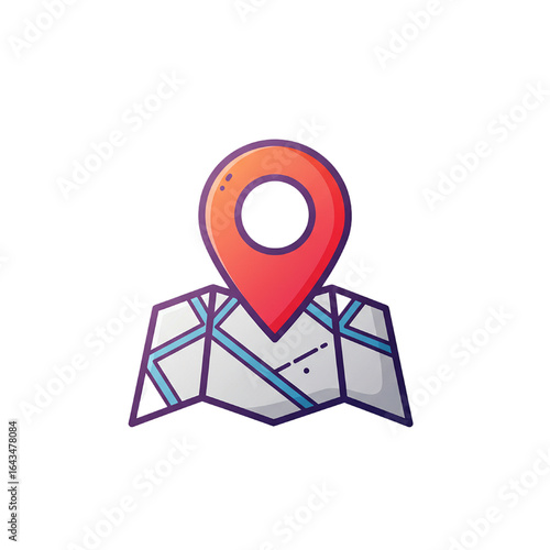 map pointer with pin icon isolated on white background Free Download map pointer with pin icon isolated on white background - GFXLoad