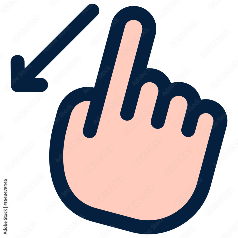 Obraz premium Swipe Icon