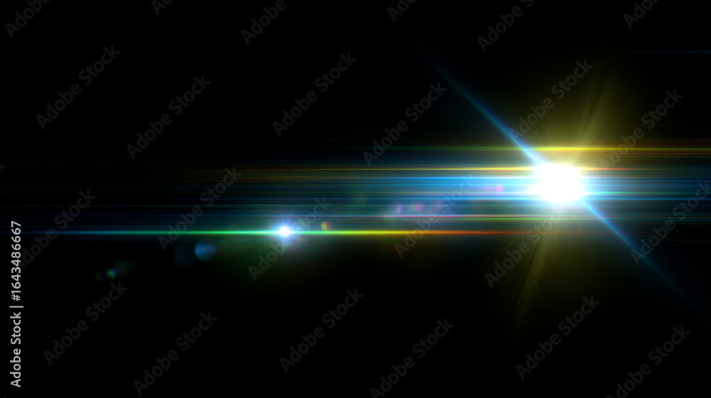 Obraz premium Background of Christmas red retro film overly, image with scratch, dust and light leaks. Xmas lens flare holographic effect background.Glowing glotter bokeh winter holidys aesthetic