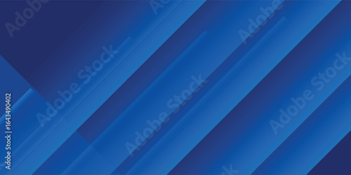 Abstract blue background with glowing geometric lines. Modern blue gradient square shape design. Futuristic technology concept. Suit for brochure,