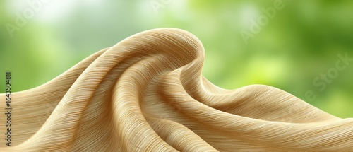 Woven bamboo and cotton blend fabric close-up natural setting macro photography textiles soft focus eco-friendly concept