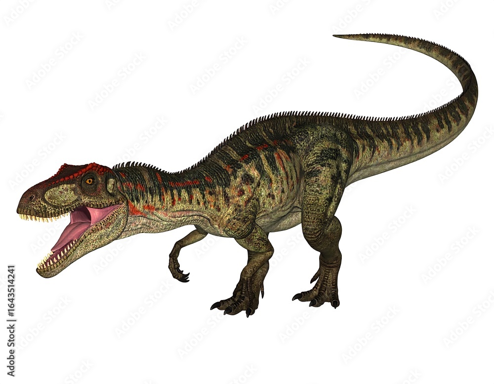 Fototapeta premium A prehistoric dinosaur, stance