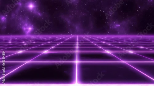 Purple geometric abstract
