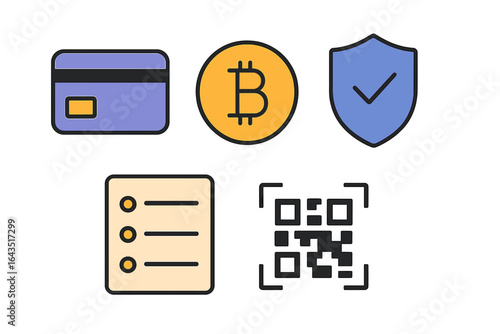 Digital payment methods including cryptocurrency and security features in modern transactions
