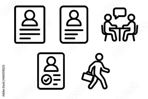 Resume skills assessment and interview preparation for job seekers in an office setting