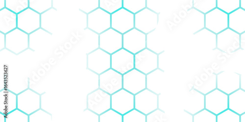 Futuristic abstract tech white 3D hexagon background. Medicine and biotechnology.