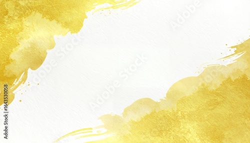 金箔風の筆致と和紙背景