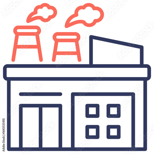 Industry Dual Tone Icon